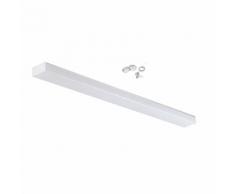 Réglette LED 48W 120x7cm Suspendue ALU - couleur eclairage : Blanc Froid 6000K - 8000K