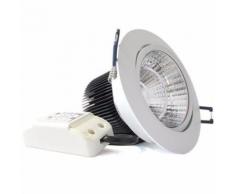 Spot Encastrable LED COB 11W 80 Orientable - couleur eclairage : Blanc Froid 6000K - 8000K