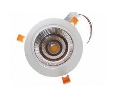 Downlight Spot Encastrable LED Rond Orientable 18W 80 - couleur eclairage : Blanc Froid 6000K - 8000K