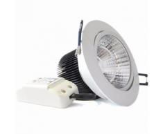Spot Encastrable LED COB 11W 80 Orientable - couleur eclairage : Blanc Chaud 2300K - 3500K