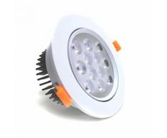 Spot Encastrable LED 12W 80 Orientable - couleur eclairage : Blanc Chaud 2300K - 3500K