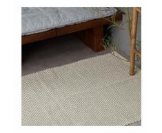 Tapis carré, tissé couleur OFFWHITE Monoprix Maison