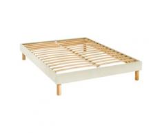 Sommier tapissier kit beige, 14 cm, 140 x 190 cm