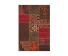 Tapis Convivo carré Rouge AlloTapis, 60 x 110 cm