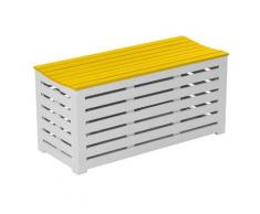 Coffre banc de jardin en Acacia Burano CITY GREEN,