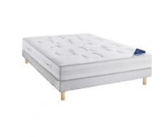 Matelas Papeete 2 DUNLOPILLO et sommier tapissier CLASSIC, 160 x 200 cm