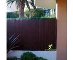 Canisse brise vue couleur Noyer - JET7GARDEN (Dimensions : 1,20 m x 3 m ),