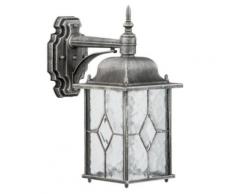 Applique extérieure lanterne carrée rétro style rustique,