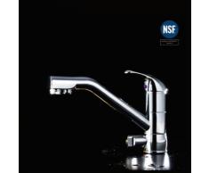 Robinet mitigeur 'Classique' chromé avec sortie «Eau filtrée» - HYDROPURE,