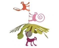 Lampe suspension enfant Singes,
