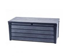 Coffre de rangement en résine aspect bois CHALET & JARDIN,