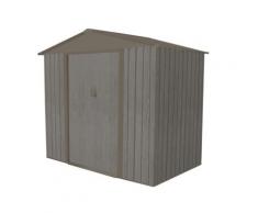 Abri de jardin en métal aspect bois vieilli CHALET ET JARDIN, 3 m2