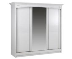 Armoire 3 portes coulissantes Mathilda blanchi,