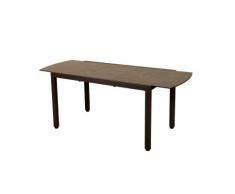 Table de balcon extensible Ticao marron et rouille LES JARDINS,