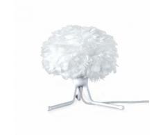 EOS - Lampe à poser Plume Blanc/Trépied Modulable Blanc Ø22cm - Lampe à poser Vita designé par William Ravn