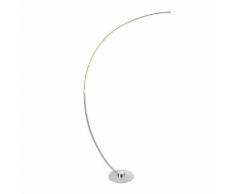 CURVE - Lampe de lecture LED Acier satiné H120cm - Lampadaire Sompex designé par