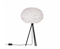 EOS - Lampe à poser Plume Blanc/Trépied Noir Ø35cm - Lampe à poser Vita designé par William Ravn