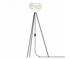CARMINA - Lampadaire Blanc/Trépied Noir H131cm - Lampadaire Vita designé par William Ravn