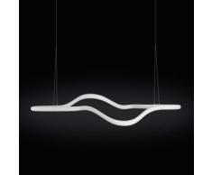 KNOT - Suspension LED Blanc L280cm - Suspension Slide designé par Karim Rachid & Gio Colonna Romano