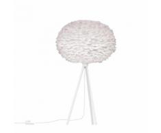 EOS - Lampe à poser Plume Blanc/Trépied Blanc Ø35cm - Lampe à poser Vita designé par William Ravn