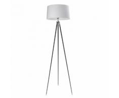 LORD - Lampadaire Trépied Carbone/Textile Blanc H183cm - Lampadaire Forestier designé par Christian Ghion et Basile Huez