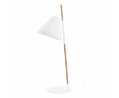 HELLO - Lampadaire Blanc/Bois H165cm - Lampadaire Normann Copenhagen designé par Jonas Wagell
