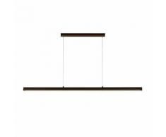 SIGMA - Suspension LED Métal Brun L118,5cm - Suspension Lucide designé par