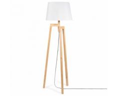 Lampadaire trépied en bois H 150 cm VESUVIO