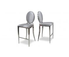 MobilierMoss Tabouret baroque de cuisine - Palmyr - tabouret design, assise : 65 cm