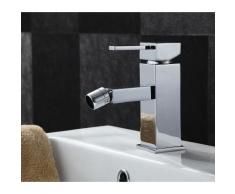 Mitigeur bidet chromé design carré - petit modèle