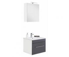 Ensemble de meuble de salle de bain VIVA 60 (2 Pièces) anthracite satiné