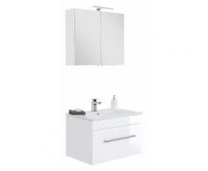 Ensemble de meuble de salle de bain VIVA 75 (2 Pièces) blanc brillant