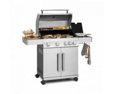 Vendetta 4.1 ISL Barbecue à gaz 5 brûleurs 17 kW 71 x 45,5 cm - inox