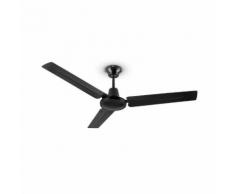 Klarstein Spin Doctor ventilateur plafond 122cm 55W 3 hélices acier - noir