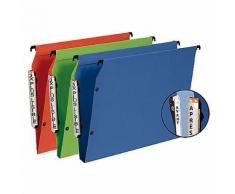 Dossiers suspendus pour armoire Esselte VisioPlus Bleu - 10 Unités