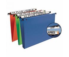 Dossiers suspendus pour tiroirs fond V Esselte 58150 Bleu