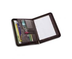 Conférencier Alba Zipper avec 1porte bloc + 1pochette soufflet dossier + 1 fermeture éclaire