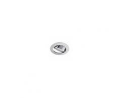Spot rond encastrable et orientable Chrome Mat avec douille GU10 raccord protégé