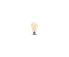 Ampoule filament LED 220V E27 6W rendu 60W blanc chaud 2200K ref 7217 - Ambre - BOUGIE ST64 - V-Tac