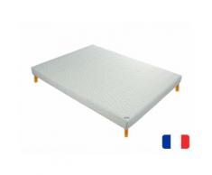 Sommier tapissier à lattes recouvertes tonic 140x190