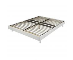 Alinéa Sommier tapissier blanc ALINEA 12,5cm en kit (160x200cm)