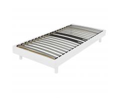 Alinéa Sommier tapissier blanc ALINEA 12,5cm en kit (90x200cm)