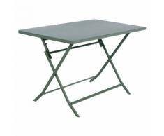 Table de balcon pliante rectangulaire Greensboro Kaki Jardin