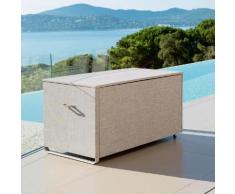 Coffre de jardin Absolu Taupe Chine 155 x 78 x 80 cm - Aluminium, Texaline