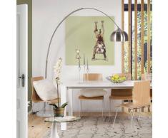 - Lampadaire design chromé arc - Curve XXL