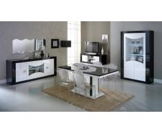 gdegdesign Salle à manger complète LED design noir et blanc - Nevis
