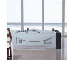 Distribain Baignoire Balnéo rectangulaire G-Fidji ST whirlpool 30 jets