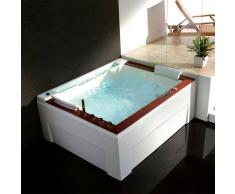 Distribain Baignoire balnéo rectangulaire D-Haraiki whirlpool 37 jets