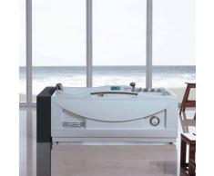 Distribain Baignoire Balnéo rectangulaire D-Fidji ST whirlpool 30 jets