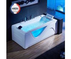 Distribain Baignoire Balnéo rectangulaire G-Feroe whirlpool 39 jets